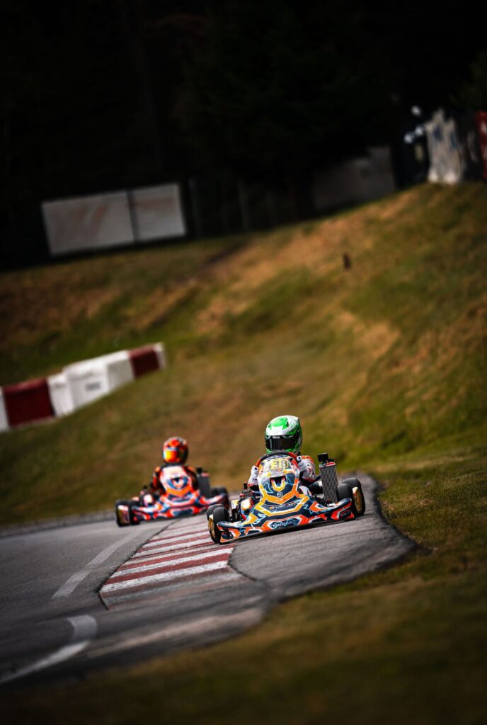 George Clark driving at Euro Series Wackersdorf in dry conditions