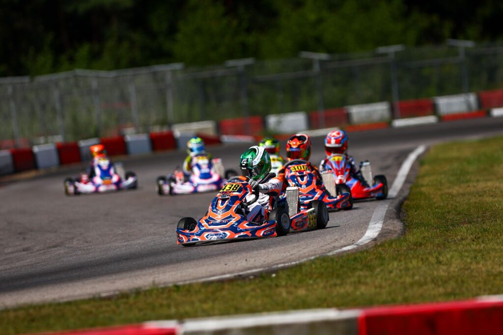 Fusion Motorsport kart racing at Euro Series Wackersdorf